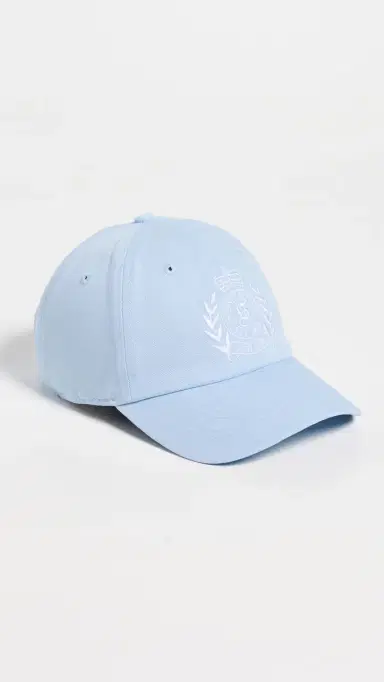 Sporty & Rich NY Crest Cap Ciel White One Size | Thumbnail 2 Sporty & Rich NY Crest Cap Ciel White One Size | Thumbnail 2