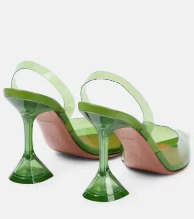 Amina Muaddi Holli Glass PVC slingback pumps | Thumbnail 4 Amina Muaddi Holli Glass PVC slingback pumps | Thumbnail 4