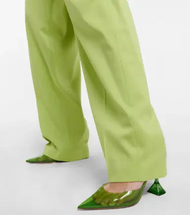 Amina Muaddi Holli Glass PVC slingback pumps | Thumbnail 5 Amina Muaddi Holli Glass PVC slingback pumps | Thumbnail 5