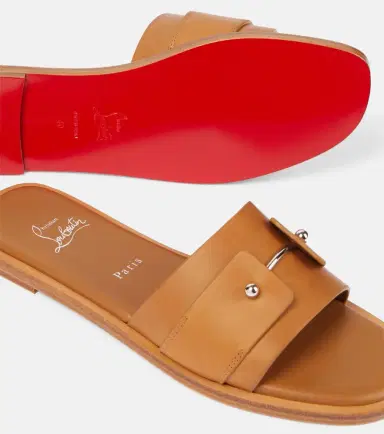 Christian Louboutin Chambelimule leather slides | Thumbnail 2 Christian Louboutin Chambelimule leather slides | Thumbnail 2