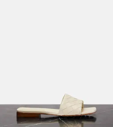 Bottega Veneta Parco Intrecciato leather slides | Thumbnail 2 Bottega Veneta Parco Intrecciato leather slides | Thumbnail 2