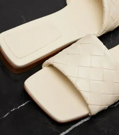 Bottega Veneta Parco Intrecciato leather slides | Thumbnail 3 Bottega Veneta Parco Intrecciato leather slides | Thumbnail 3