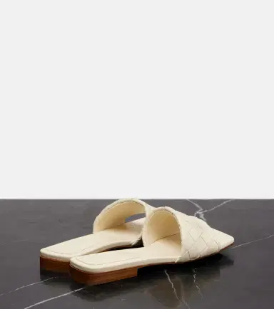 Bottega Veneta Parco Intrecciato leather slides | Thumbnail 4 Bottega Veneta Parco Intrecciato leather slides | Thumbnail 4