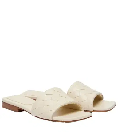 Bottega Veneta Parco Intrecciato leather slides | Thumbnail 1 Bottega Veneta Parco Intrecciato leather slides | Thumbnail 1