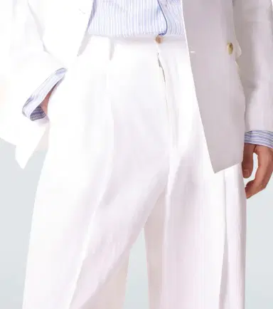 Dolce & Gabbana Linen canvas wide-leg pants | Thumbnail 2 Dolce & Gabbana Linen canvas wide-leg pants | Thumbnail 2