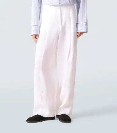 Dolce & Gabbana Linen canvas wide-leg pants | Thumbnail 3 Dolce & Gabbana Linen canvas wide-leg pants | Thumbnail 3
