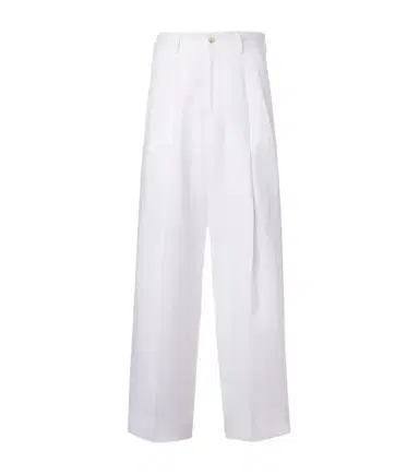 Dolce & Gabbana Linen canvas wide-leg pants | Thumbnail 1 Dolce & Gabbana Linen canvas wide-leg pants | Thumbnail 1