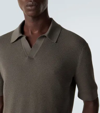 Zegna Knitted cotton polo shirt | Thumbnail 7 Zegna Knitted cotton polo shirt | Thumbnail 7