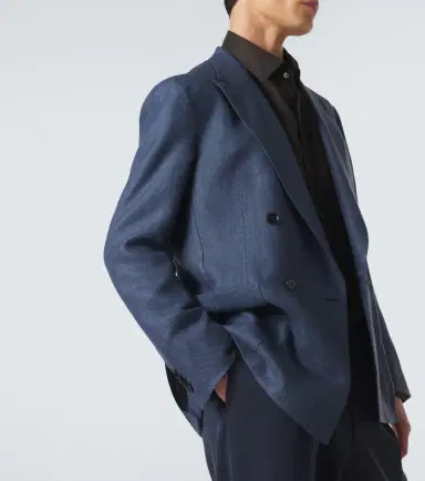 Zegna Linen, wool and silk blazer | Thumbnail 4 Zegna Linen, wool and silk blazer | Thumbnail 4