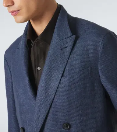 Zegna Linen, wool and silk blazer | Thumbnail 7 Zegna Linen, wool and silk blazer | Thumbnail 7