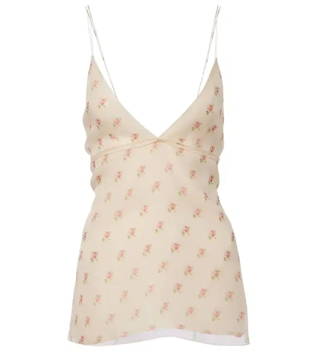 Timy floral silk organza camisole Timy floral silk organza camisole