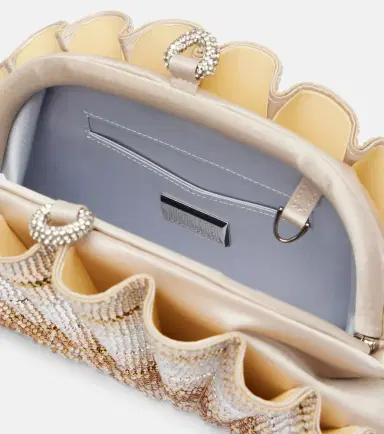 Judith Leiber Couture Origami Fan crystal-embellished clutch | Thumbnail 2 Judith Leiber Couture Origami Fan crystal-embellished clutch | Thumbnail 2