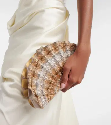 Judith Leiber Couture Origami Fan crystal-embellished clutch | Thumbnail 4 Judith Leiber Couture Origami Fan crystal-embellished clutch | Thumbnail 4