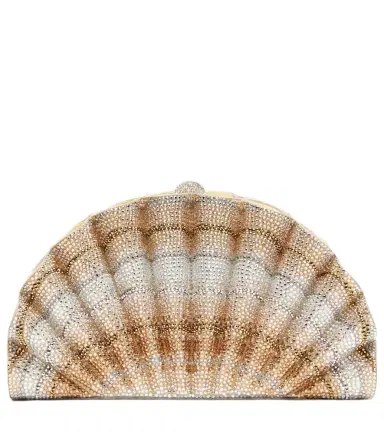 Judith Leiber Couture Origami Fan crystal-embellished clutch | Thumbnail 1 Judith Leiber Couture Origami Fan crystal-embellished clutch | Thumbnail 1