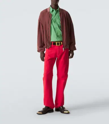 Versace Oversized silk poplin blouson jacket | Thumbnail 6 Versace Oversized silk poplin blouson jacket | Thumbnail 6