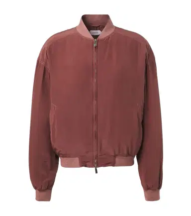Versace Oversized silk poplin blouson jacket | Thumbnail 1 Versace Oversized silk poplin blouson jacket | Thumbnail 1