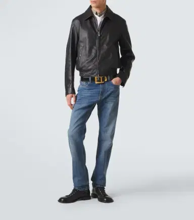 Versace Leather blouson jacket | Thumbnail 7 Versace Leather blouson jacket | Thumbnail 7