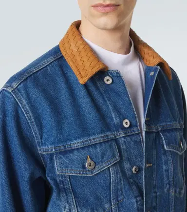 Bottega Veneta Intrecciato denim jacket | Thumbnail 6 Bottega Veneta Intrecciato denim jacket | Thumbnail 6