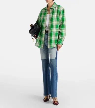 God's True Cashmere Harbor linen shirt with lapis lazuli | Thumbnail 3 God's True Cashmere Harbor linen shirt with lapis lazuli | Thumbnail 3