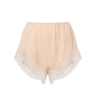 Chloé Chloé Lace-trimmed silk jacquard shorts | Thumbnail 1 Chloé Chloé Lace-trimmed silk jacquard shorts | Thumbnail 1