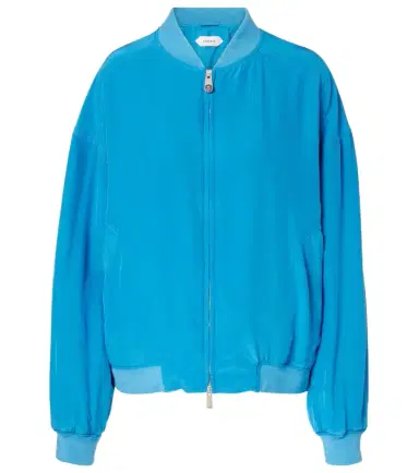 Versace Oversized silk poplin blouson jacket | Thumbnail 1 Versace Oversized silk poplin blouson jacket | Thumbnail 1