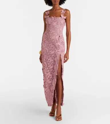 Blumarine Embroidered lace maxi dress | Thumbnail 4 Blumarine Embroidered lace maxi dress | Thumbnail 4