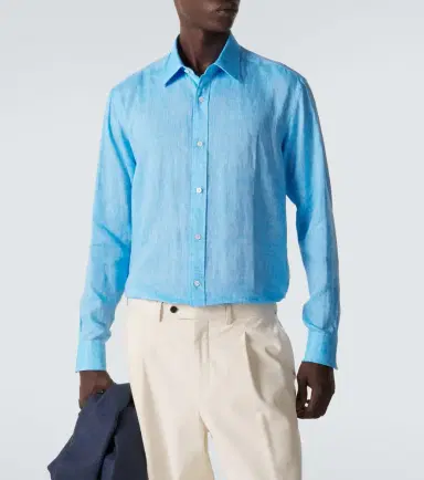 Charvet Linen shirt | Thumbnail 6 Charvet Linen shirt | Thumbnail 6