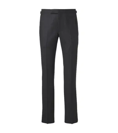 Thom Sweeney Wool flannel slim pants | Thumbnail 1 Thom Sweeney Wool flannel slim pants | Thumbnail 1