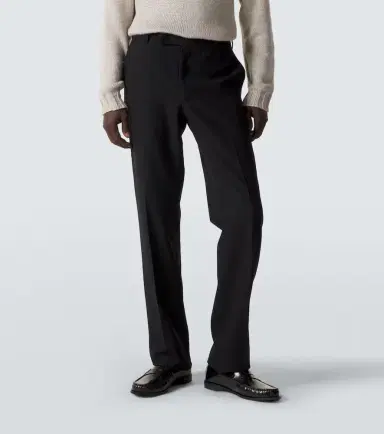 Thom Sweeney Wool straight pants | Thumbnail 3 Thom Sweeney Wool straight pants | Thumbnail 3