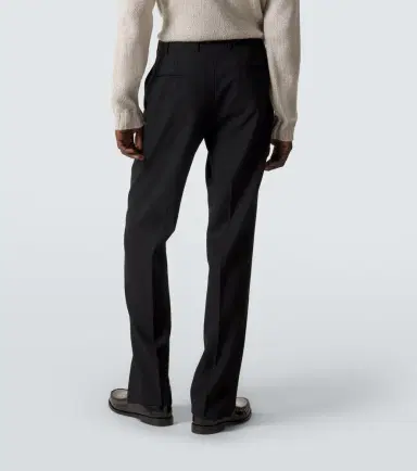 Thom Sweeney Wool straight pants | Thumbnail 4 Thom Sweeney Wool straight pants | Thumbnail 4