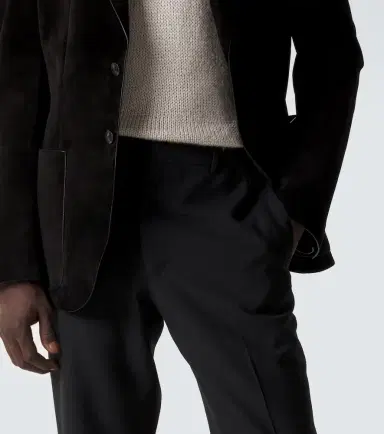Thom Sweeney Wool straight pants | Thumbnail 5 Thom Sweeney Wool straight pants | Thumbnail 5