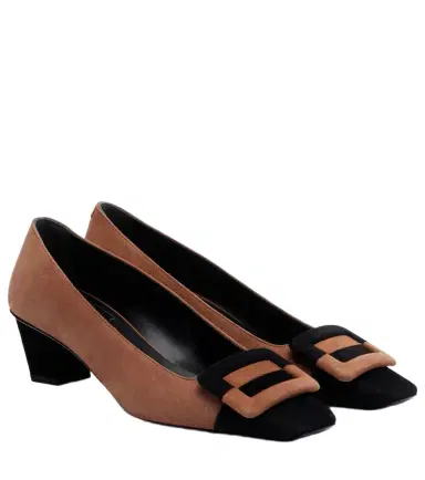 Roger Vivier Belle Vivier suede pumps | Thumbnail 1 Roger Vivier Belle Vivier suede pumps | Thumbnail 1