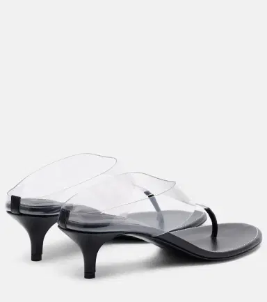 Magda Butrym Leather and PVC thong sandals | Thumbnail 2 Magda Butrym Leather and PVC thong sandals | Thumbnail 2