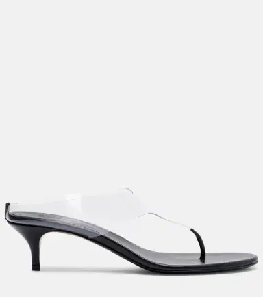 Magda Butrym Leather and PVC thong sandals | Thumbnail 3 Magda Butrym Leather and PVC thong sandals | Thumbnail 3