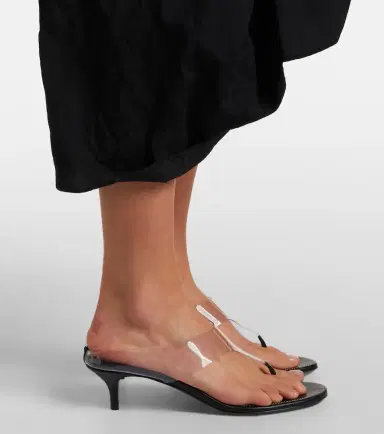 Magda Butrym Leather and PVC thong sandals | Thumbnail 5 Magda Butrym Leather and PVC thong sandals | Thumbnail 5