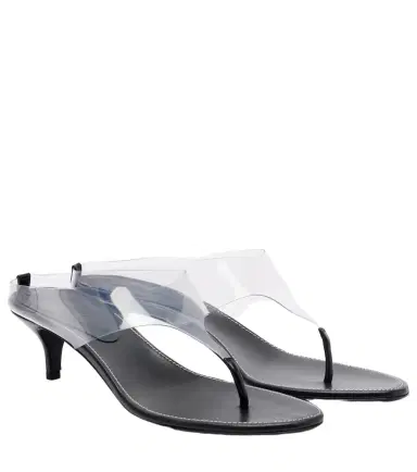 Magda Butrym Leather and PVC thong sandals | Thumbnail 1 Magda Butrym Leather and PVC thong sandals | Thumbnail 1
