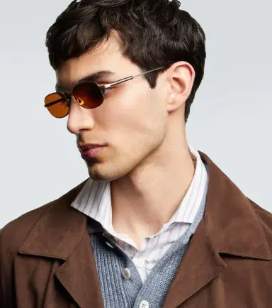 Brunello Cucinelli Oval sunglasses | Thumbnail 3 Brunello Cucinelli Oval sunglasses | Thumbnail 3