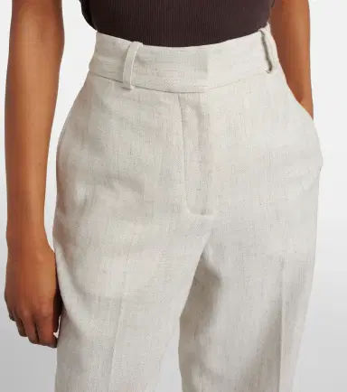 Joseph Arven linen and cotton straight pants | Thumbnail 3 Joseph Arven linen and cotton straight pants | Thumbnail 3