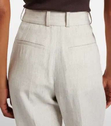 Joseph Arven linen and cotton straight pants | Thumbnail 5 Joseph Arven linen and cotton straight pants | Thumbnail 5