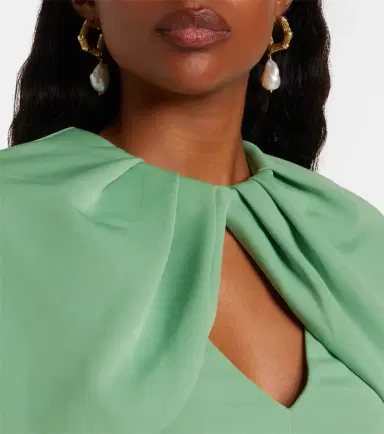 Rebecca Vallance Isla caped ruched gown | Thumbnail 2 Rebecca Vallance Isla caped ruched gown | Thumbnail 2