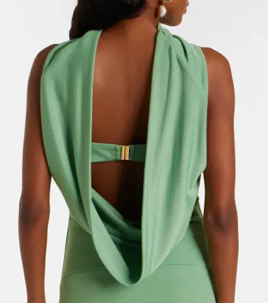 Rebecca Vallance Isla draped scarf-detail midi dress | Thumbnail 5 Rebecca Vallance Isla draped scarf-detail midi dress | Thumbnail 5