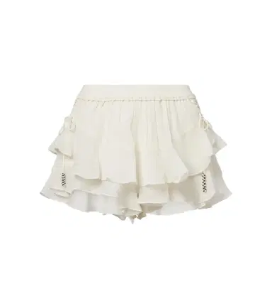 Isabel Marant Geisa tiered silk miniskirt | Thumbnail 1 Isabel Marant Geisa tiered silk miniskirt | Thumbnail 1
