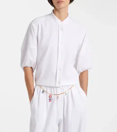 Stella McCartney Cotton crêpon shirt | Thumbnail 4 Stella McCartney Cotton crêpon shirt | Thumbnail 4