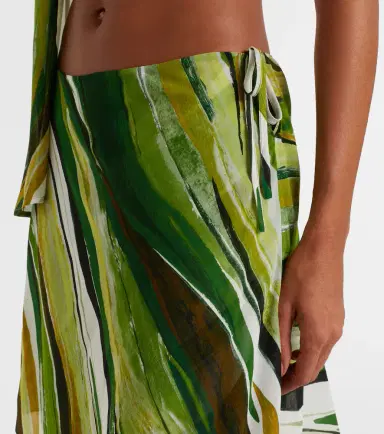 Christopher Esber Printed silk wide-leg pants | Thumbnail 2 Christopher Esber Printed silk wide-leg pants | Thumbnail 2