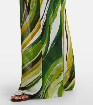 Christopher Esber Printed silk wide-leg pants | Thumbnail 4 Christopher Esber Printed silk wide-leg pants | Thumbnail 4