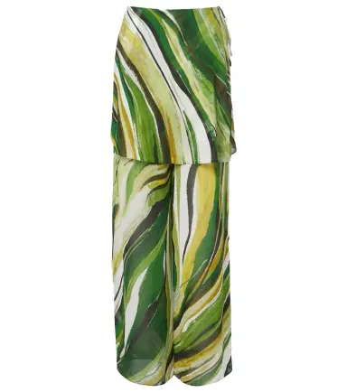 Christopher Esber Printed silk wide-leg pants | Thumbnail 1 Christopher Esber Printed silk wide-leg pants | Thumbnail 1