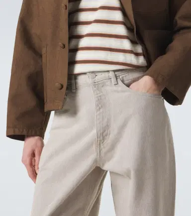 Auralee Hard Twist faded wide-leg jeans | Thumbnail 5 Auralee Hard Twist faded wide-leg jeans | Thumbnail 5