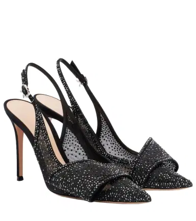 Gianvito Rossi Crystal embellished slingback pumps | Thumbnail 1 Gianvito Rossi Crystal embellished slingback pumps | Thumbnail 1