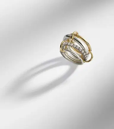 Spinelli Kilcollin Janssen SG 18kt gold and sterling silver ring with diamonds | Thumbnail 6 Spinelli Kilcollin Janssen SG 18kt gold and sterling silver ring with diamonds | Thumbnail 6