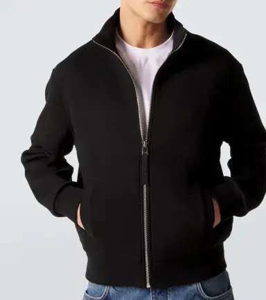 Givenchy Herringbone cotton-blend zip-up sweater | Thumbnail 6 Givenchy Herringbone cotton-blend zip-up sweater | Thumbnail 6
